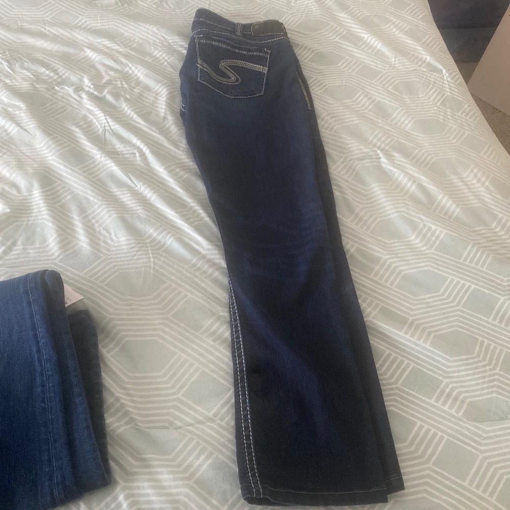Silver jeans